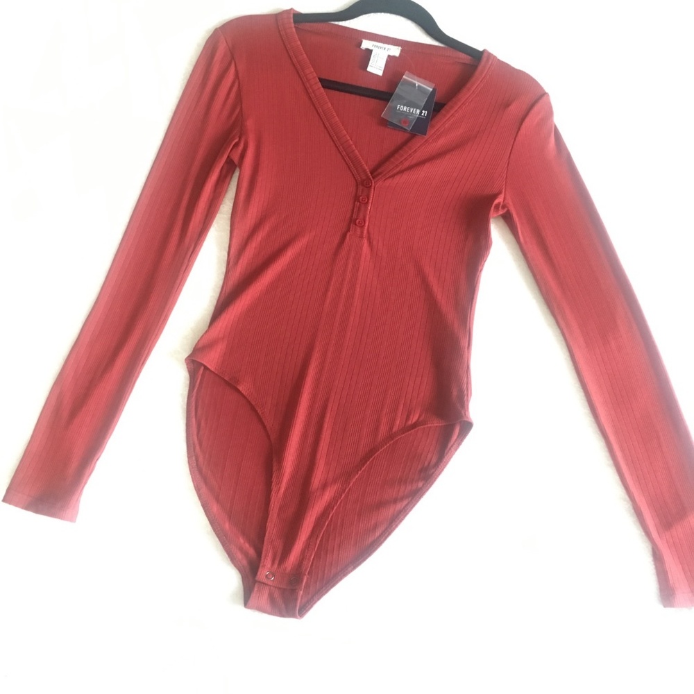 NEW Amber colored Body Suit - Tall Fit Size S